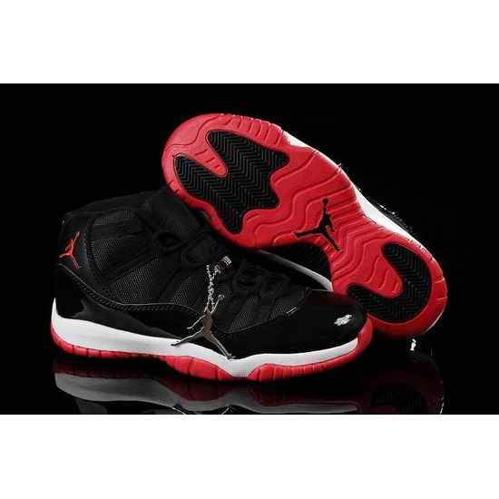 Jordan 11 Big Kids Shoes Classic Black Red